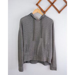 Pact Speckled Organic Cotton Womens Zip Side Sweatshirt, large